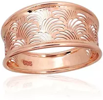 Diamond Sky Jewelry Auksinis žiedas „Pavasario Raštas IV“