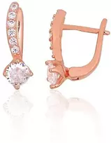 Diamond Sky Jewelry Sidabriniai auskarai su cirkoniais „Junona XXIV“
