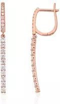 Diamond Sky Jewelry Auksiniai auskarai su cirkoniais „Northern Stars III“