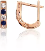 Diamond Sky Jewelry Auksiniai auskarai su cirkoniais „Confetti VIII“