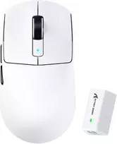 Bevielė žaidimų pelė Attack Shark R6 Baltas 39g PAW3950 42000 DPI 8KHz