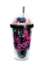 coolpack Puodelis su šiaudeliu K-POP 450ML
