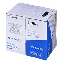 LANBERG LAN KABELIS UTP 1GB/S 305M SOLID, IJKLBELCU6_10CC_0305_B