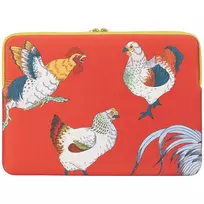 TUCANO SCHIZZO dėklas MacBook Air 15 colių / nešiojamiesiems 13-14 colių, Fauna Galline oranžinis