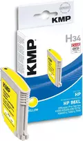 KMP perdirbta HP rašalo kasetė C9393AE, geltona (1704,4939)