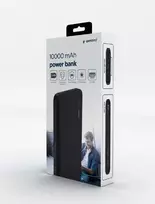 Gembird PB10-01 nešiojamas įkroviklis (power bank) 10000 mAh, juodas