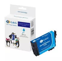 G&G suderinama cyan rašalo kasetė, pakeičianti Epson 604XL (20549)