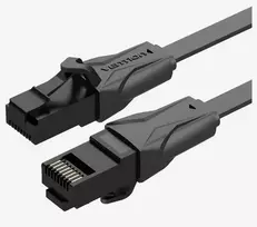 VENTION Cat.6 UTP Gigabit Ethernet komutacinis kabelis 1m juodas IBABF
