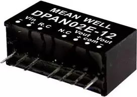 MEAN WELL DPAN02A-15 DC-DC keitiklio modulis 2W 5V į 15V SIP4