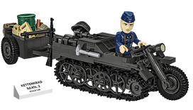 COBI 2681 Kettenkrad konstruktorius su priekaba, 239 detalės, 1:28