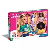 Dėlionė Clementoni Barbie SuperColor, 104 dalių