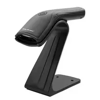 Qoltec Skaner czytnik kodów kreskowych + stojak na skaner | 1D | USB