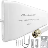 Qoltec Antena 4G 5G LTE | 9dBi | kierunkowa | zewnętrzna | N female | wodoodporna | 3m
