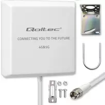 Qoltec Antena 4G 5G | 9dBi | kierunkowa | zewnętrzna | SMA | wodoodporna | 3m