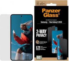 PanzerGlass 2-Way Privacy Screen Protector Samsung New Galaxy S26 | Ultra-Wide Fit w. EasyAligner | PanzerGlass PG14940 | 5715685033889
