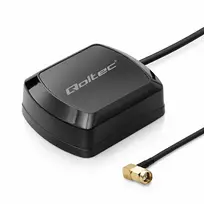 Qoltec Mobilna Antena GPS GLONASS z podstawą magnetyczną | dookólna | 28dBi | 50W | SMA RA