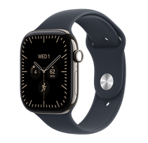 Išmanusis laikrodis Apple Watch Series 12 GPS + Cellular, Titanium Case, Sport Band, S/M (42 mm)