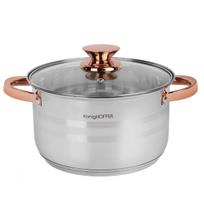 Puodas nerūd. pl. 24cm 6.0L indukc. BARI AU