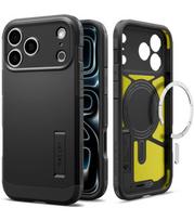 Juodas dėklas Apple iPhone 17 Pro / 18 Pro telefonui "Spigen Tough Armor T Magsafe"
