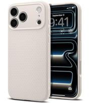 Smėlio spalvos (Natural Titanium) dėklas Apple iPhone 17 Pro / 18 Pro telefonui "Spigen Liquid Air"