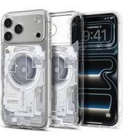 Dėklas Apple iPhone 17 Pro / 18 Pro telefonui "Spigen Ultra Hybrid Magsafe Zero One White"