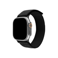 Fixed | Sporty Strap for Apple Watch Ultra 49mm | 160-210 mm | Black | Nylon | FIXNST2-1029-BK