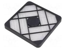 Guard | 120x120mm | Mat: plastic | Mounting: screw | A: 121mm | B: 6.5mm