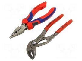 Kit: pliers | Pcs: 2 | adjustable,universal | Package: bag