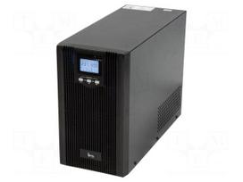 Power supply: UPS | 190x467x335.5mm | 2.4kW | 3kVA | 28.1kg | 9Ah