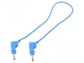 Connection cable | 32A | 4mm banana plug-4mm banana plug | blue