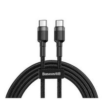 KABELIS USB-C PD 2.0 100cm Baseus Cafule CATKLF-GG1 Quick Charge 3.0 3A su 60W greito įkrovimo palai