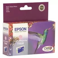 Epson Hummingbird vienetinis kasetė šviesiai purpurinė T0806 Claria fotografo rašalas