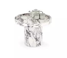 AMARETTO c.table, white marble
