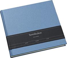 Semikolon Svečių knyga Metallic Edition tamsiai mėlyna