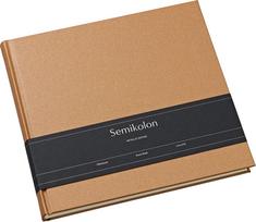 Semikolon Svečių knyga Metallic Edition ruda