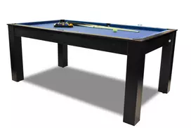 Pulo stalas Mars De Luxe juodas (182x101cm) 3 in 1 su komplektacija, stalvišiu