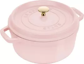 STAUB LA COCOTTE Apvalus ketaus puodas, 6,7 l, rožinis