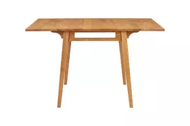 „Yakidon“ valgomojo stalas 60x60 cm – kaučiukmedžio / ąžuolo imitacijos MDF – pakeičia 19996-070