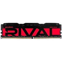 Goodram operatyvioji atmintis GGRRD4-32L16A/16G, 16GB, 3200MHz, DDR4, CL16, 1 modulis, Intel XMP, radiatorius, juoda, raudona