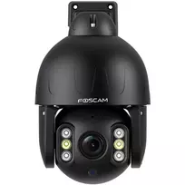 Foscam SD8EP lauko apžvalgos kamera su pasukimo ir pakreipimo funkcija, PoE, 8MP 4K, 4x optinis priartinimas, IP66, juoda