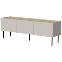 Cama Meble televizoriaus spintelė FELLINI 400100, 1500x400x520 mm, 3 durelės, ąžuolas, kašmyro, MDF, dalelių plokštė, matinis