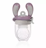 Kidsme Food Feeder Large kieto maisto maitinimo prietaisas Plum 6+ mėn.
