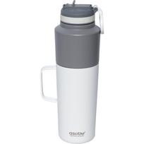 Asobu Twin Pack gertuvės ir puodelio rinkinys, 0,9 l ir 0,6 l, baltas
