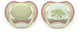 Philips Avent Ultra Air dienos ir nakties čiulptukas, 6–18 mėnesių, 2 vnt.