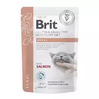 BRIT VD Renal Cat Pouch - šlapias maistas katėms - 12x85g
