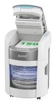 Leitz IQ Optimax AutoFeed 150 80380000 popieriaus smulkintuvas, P4, 150 lapų, 15 l talpos šiukšliadėžė