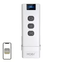 MOES YK2169 ZigBee 3.0 belaidis scenų jungiklis, 4 mygtukai, 12 scenų, maitinamas baterija, baltas