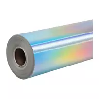 HTVRONT holografinė lipni plėvelė, 30,5 cm x 90 cm (sidabrinė)