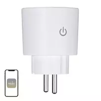MOES MWP-EU16M-WH-MS išmanusis kištukinis adapteris su energijos stebėjimu, 16A, Wi-Fi, baltas
