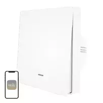 MOES ZS-B-EU1 ZigBee 1 kanalo šviesos jungiklis (nereikia nulinio laido, baltas)